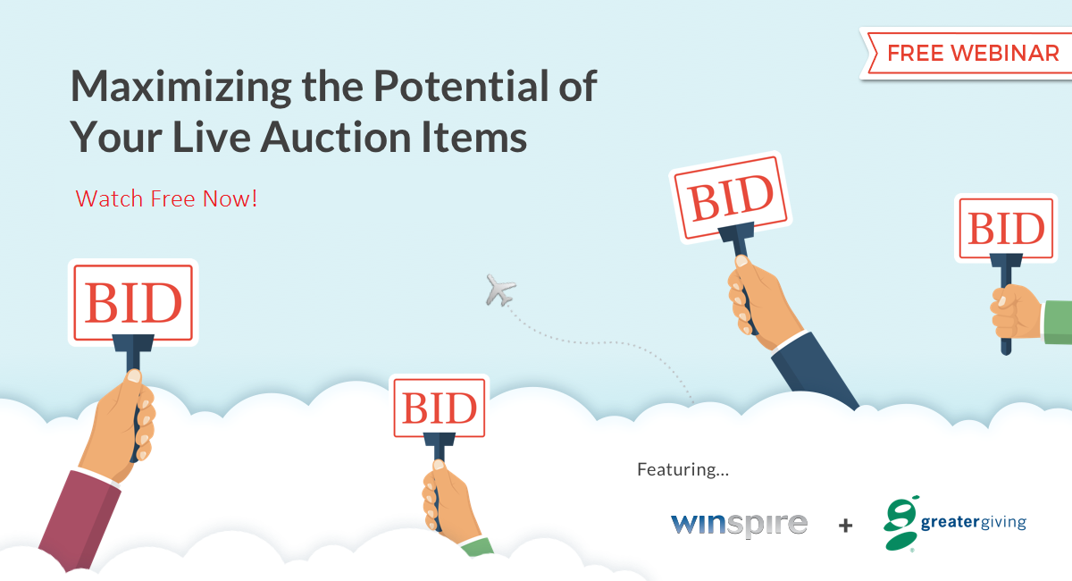 Maximizing the Potential of Your Live Auction Items - watch now!