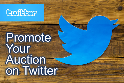 Promote your fundraising auction on twitter