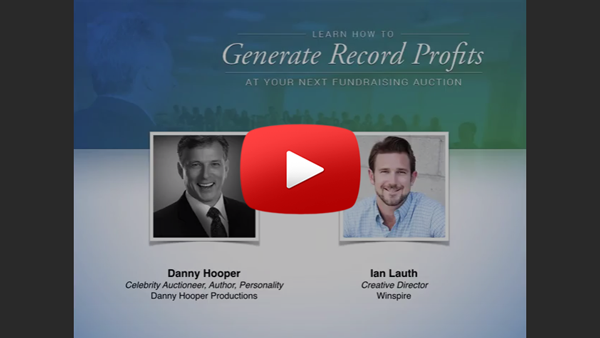 Generate Record Profits at Your Next Fundraising Auction - Webinar