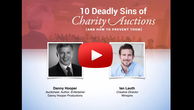 10 Deadly Sins of Charity Auctions (And How to Prevent Them) - Webinar