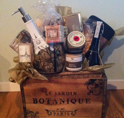 CREATING AN ORGANIZATION THEMED GIFT BASKET USING ITEMS FROM TARGET:  perfect for a silent auction! 