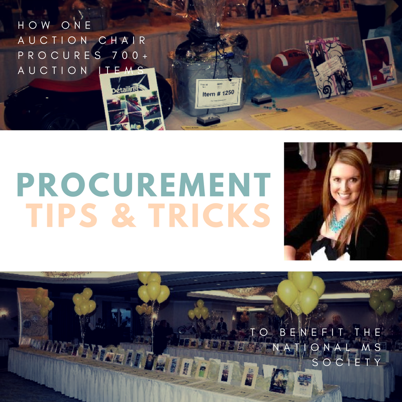 Silent Auction Item Procurement Tips from Heather Dean Presnall, National MS Society