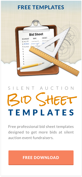 template for silent auction bid sheet