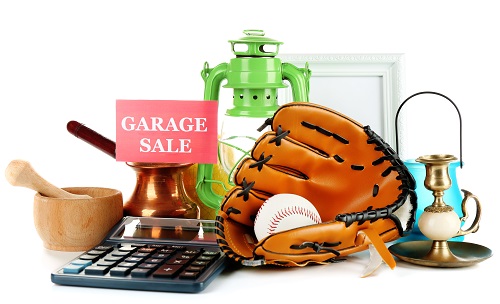 garage sale auction items