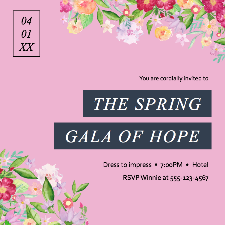 Save The Date Fundraiser Templates Save The Date Fundraiser Templates
