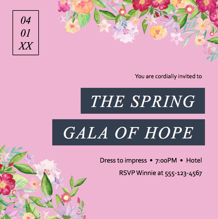 Spring Gala_save the date