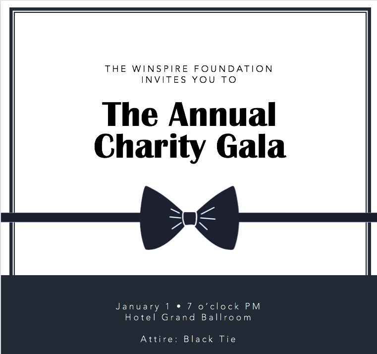 The Annual Charity Gala Winspire