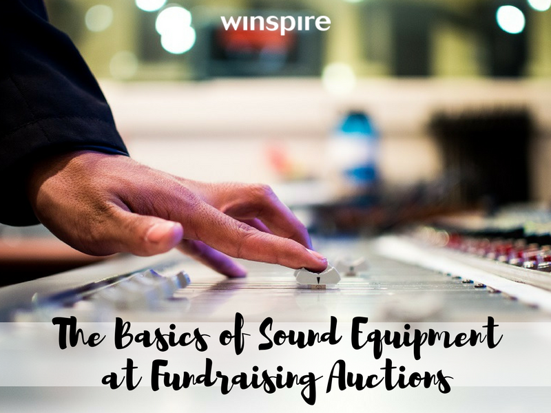 Sound Equipment at Fundraising Auction