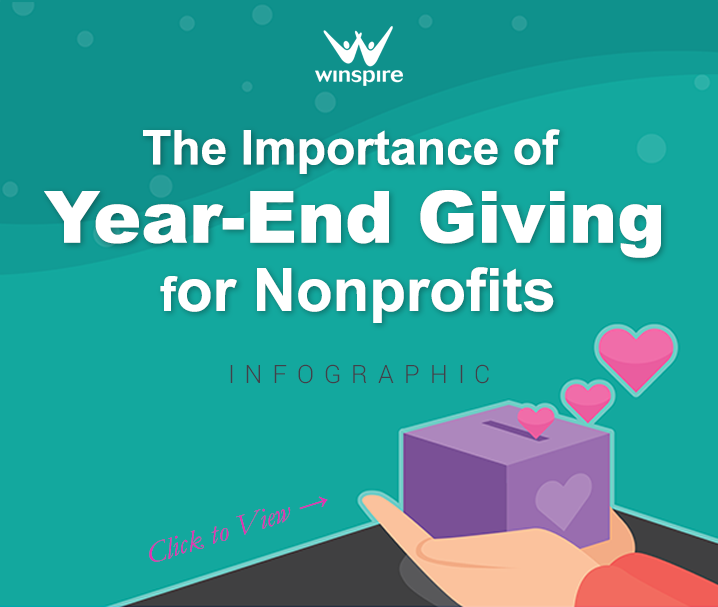 Importance of Year End Giving for Non-Profits Infographic Header