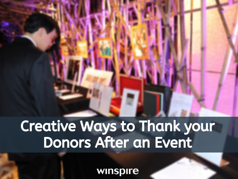 Creative Ways to Thank your donors after a fundraising event